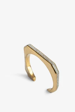 Flash Sale Zadig & Voltaire Cecilia Strass Bracelet Oldgold